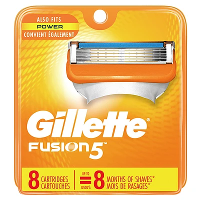 Gillette Fusion5 Razor Blades - 8s