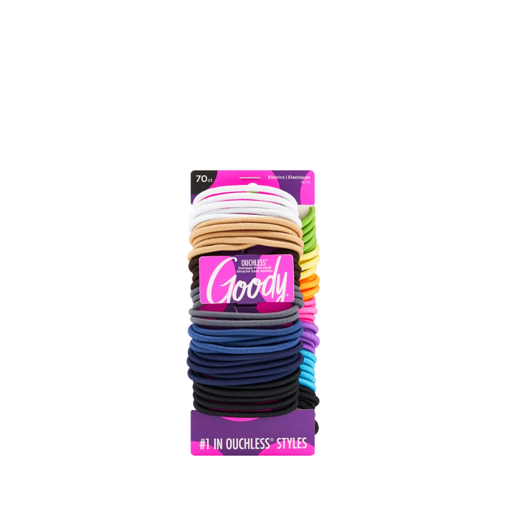 Goody Ouchless No Metal Elastics Medium Hair - 16731 - 70s