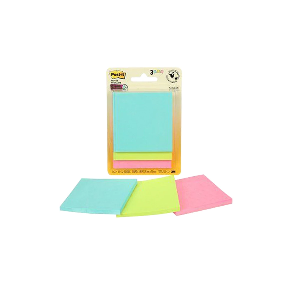 3M Super Sticky Post-It Notes - Miami