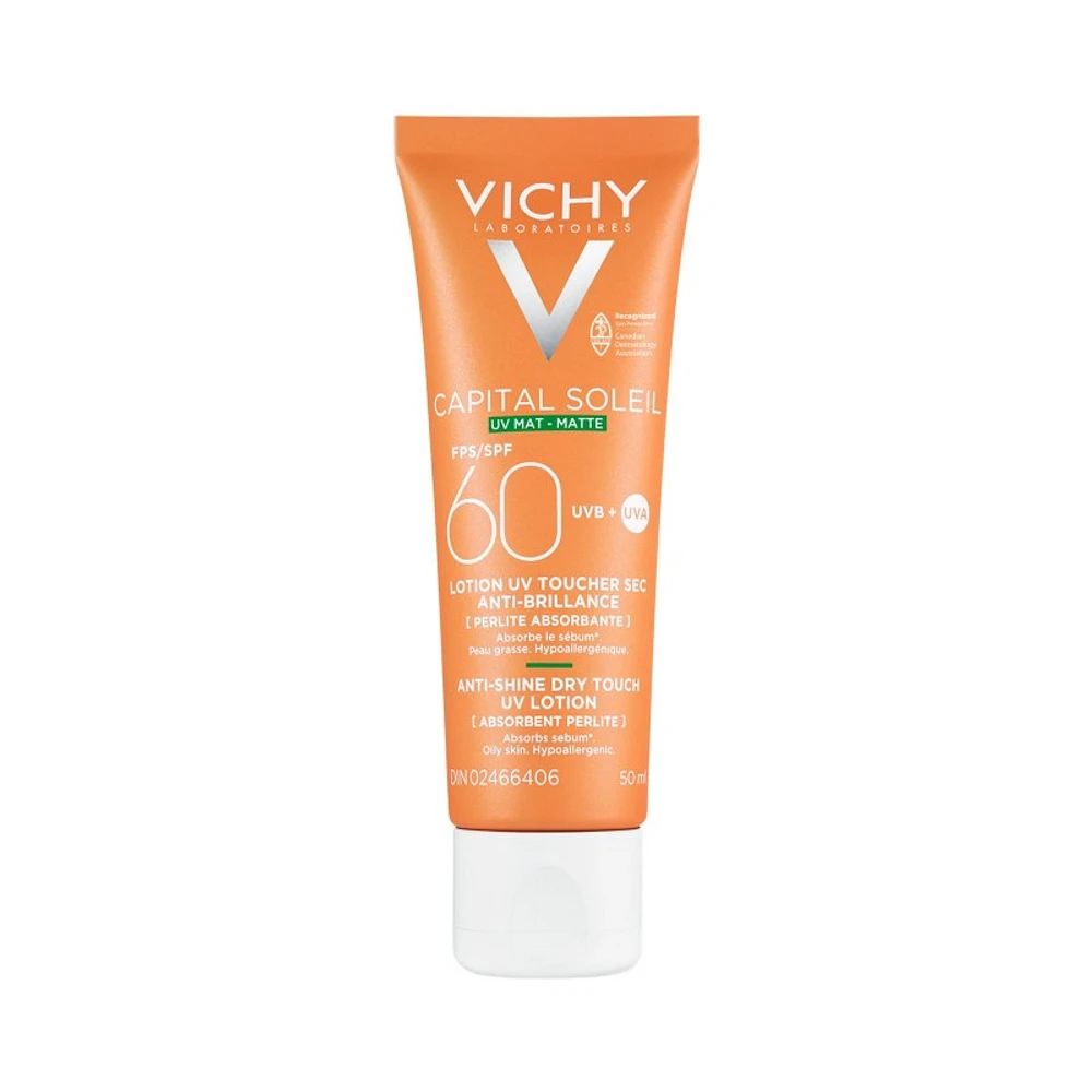 Vichy Capital Soleil Anti-shine Dry Touch UV Lotion - SPF 60 - 50ml