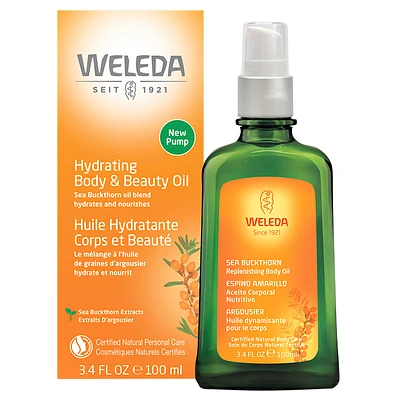 Weleda Sea Buckthorn Hydrating Body & Beauty Oil - 100ml