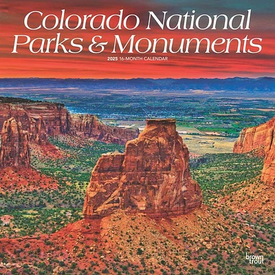 Colorado National Parks and Monuments 2025 Wall Calendar