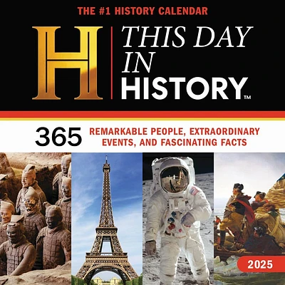 History Channel This Day in History 2025 Wall Calendar