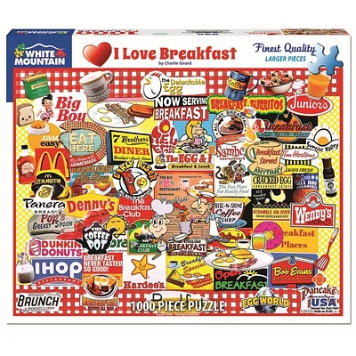 I Love Breakfast 1000 Piece Puzzle