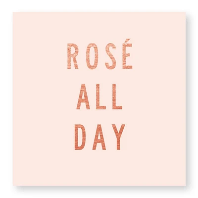 Rose All Day Beverage Napkins