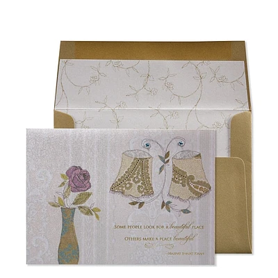 Lampshades New Home Card