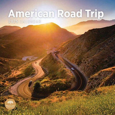 American Road Trip 2025 Wall Calendar