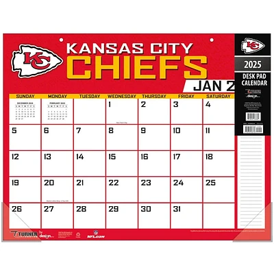 NFL Kansas City Chiefs 2025 Desk Pad