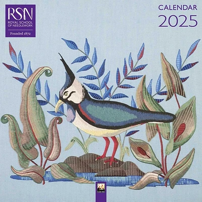 Royal School Of Needlework 2025 Wall Calendar