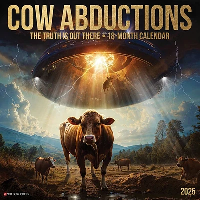 Cow Abductions 2025 Wall Calendar