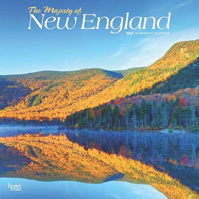 New England Majesty 2025 Wall Calendar