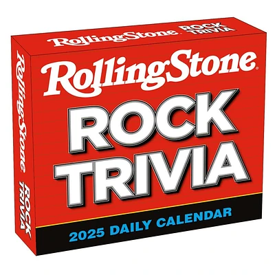 Rolling Stone Rock Trivia 2025 Desk Calendar