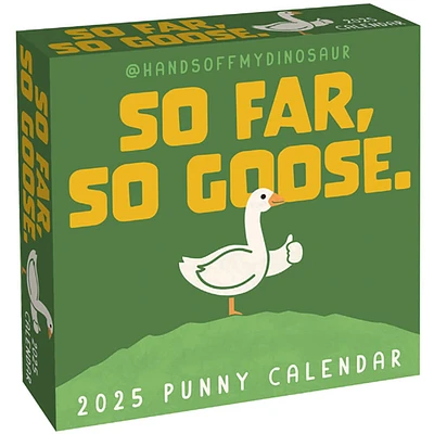 Hands Off My Dinosaur 2025 Desk Calendar