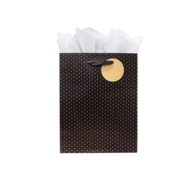 Black Dot Medium Gift Bag