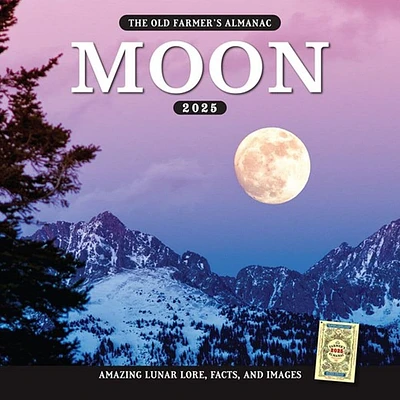 Old Farmers Almanac Moon 2025 Wall Calendar