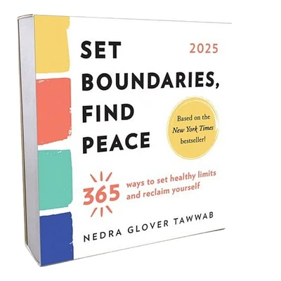 Set Boundaries Find Peace 2025 Desk Calendar