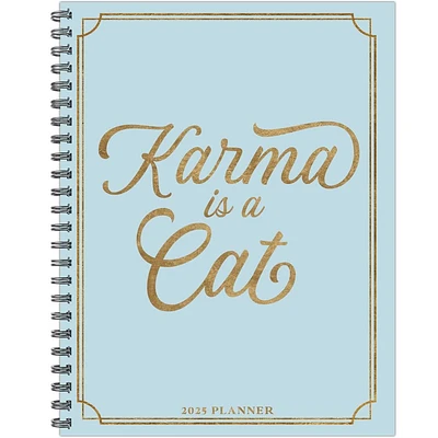 Karma is a Cat 2025 Weekly Planner