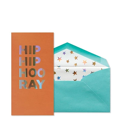 Hip Hip Hooray Congratulations Card