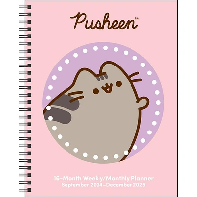 Pusheen 2025 16-Month Weekly Planner