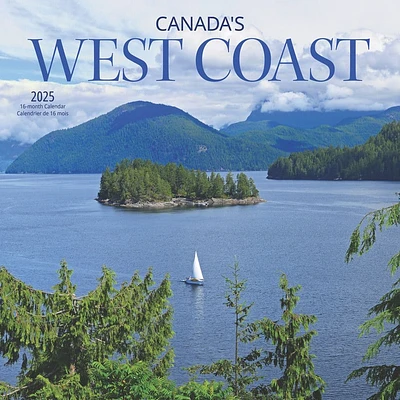 Canada West Coast 2025 Wall Calendar