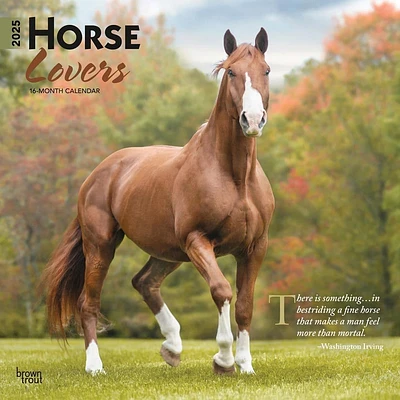 Horse Lovers 2025 Wall Calendar