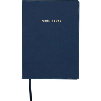 Navy Jumbo Leatherette Journal