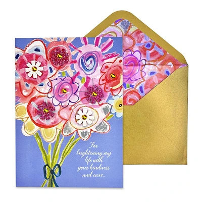 Floral Gratitude Artisan Thank You Card