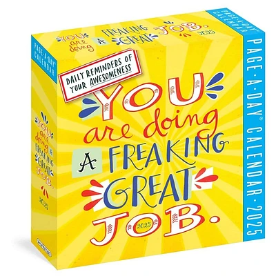 You Are Doing a Great Job 2025 Page-a-Day Desk Calendar