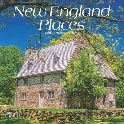 New England 2025 Mini Wall Calendar