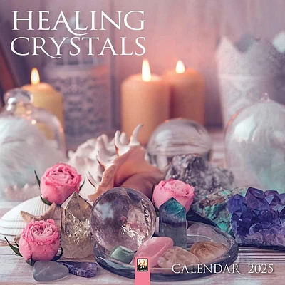 Healing Crystals 2025 Wall Calendar