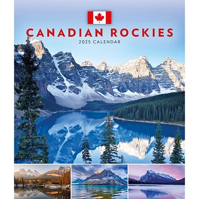 Canadian Rockies 2025 Easel Desk Calendar