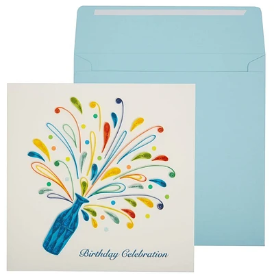 Birthday Celebration Quilling Birthday Card