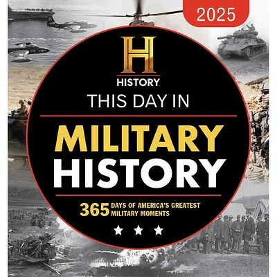 History Channel This Day in Military 2025 Desk Calendar