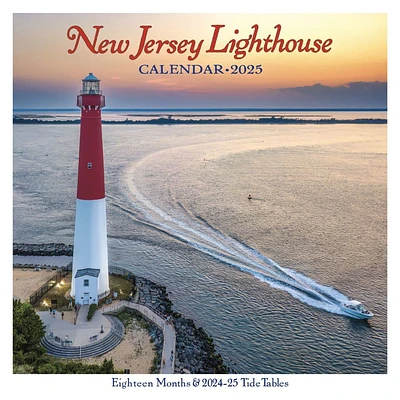 New Jersey Lighthouse 2025 Wall Calendar