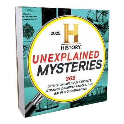 History Channel Unexplain Mysteries 2025 Desk Calendar