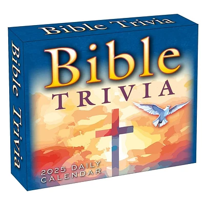 Brain Busting Bible Trivia 2025 Desk Calendar