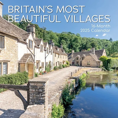 Britains Most Beautiful Villages 2025 Wall Calendar