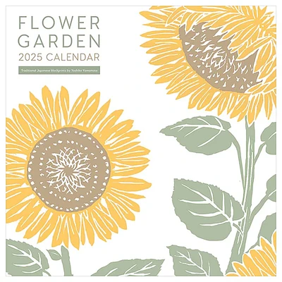 Flower Garden 2025 Wall Calendar