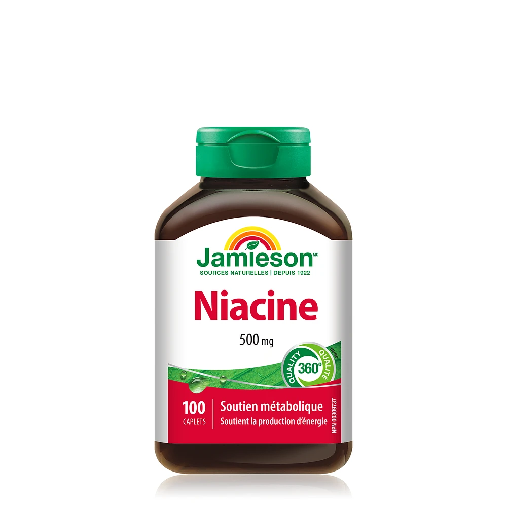 Jamieson™ Niacin 500 mg - 100 Caplets