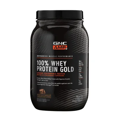 GNC AMP 100% Whey Protein Gold