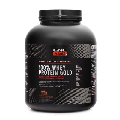 GNC AMP 100% Whey Protein Gold
