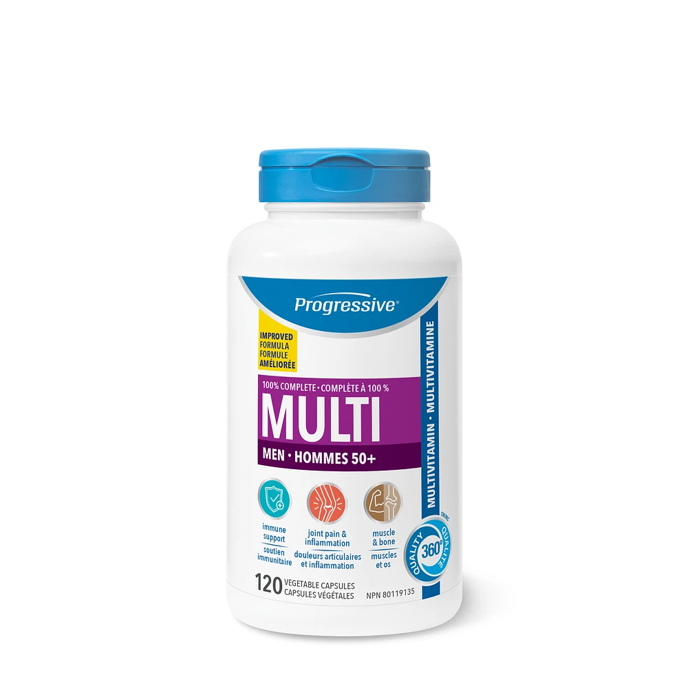 Progressive Nutritional Therapies® Mens 50+ 100% Complete Multi