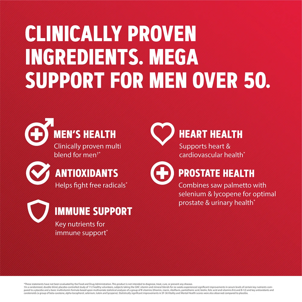 GNC Mega Men® 50 Plus