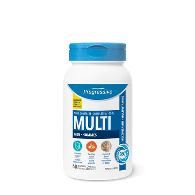 Progressive Nutritional Therapies® Mens 100% Complete Multivitamin