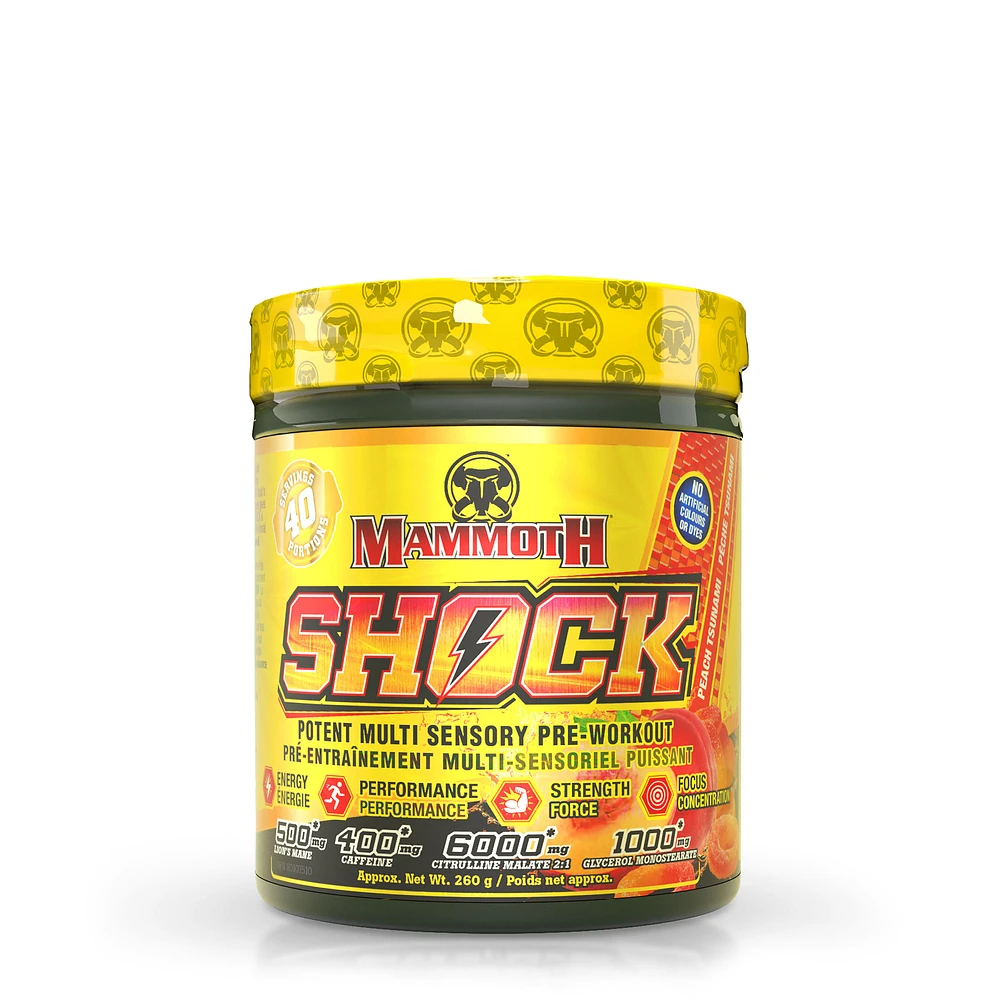 Mammoth Shock Potent Multi Sensory Pre-Workout