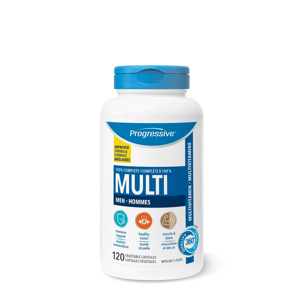 Progressive Nutritional Therapies® Mens 100% Complete Multivitamin