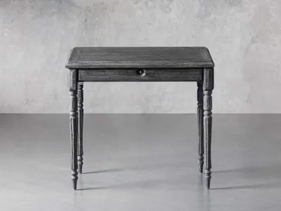 Merle 35" Writing Desk in Baroque Black