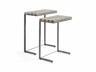 Thea 23"W Nesting Tables in Snake