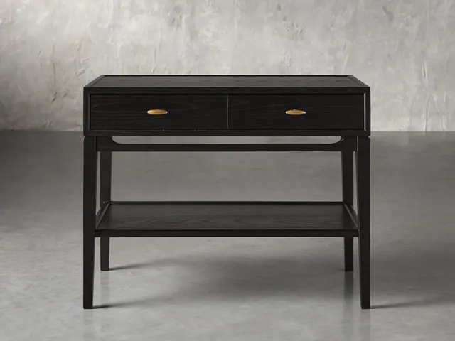 Buy Dark Natural Bronx Oak Effect Hideaway Desk from the Next UK online shop