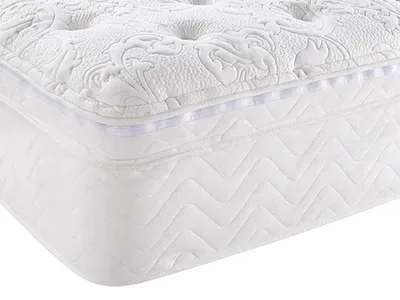 Retreat King Euro Top Mattress with Firm and Latex Foam Inserts